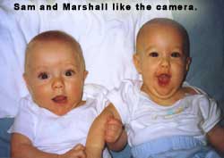 Sam and Marshall like the camera.